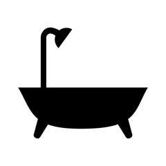 bathtub service isolated icon