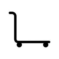 suitcase carrier isolated icon