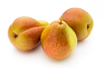 Pears isolated on the white background.