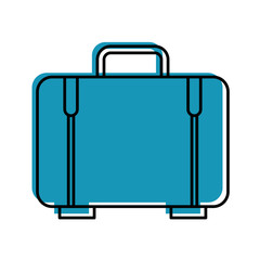 suitcase travel isolated icon