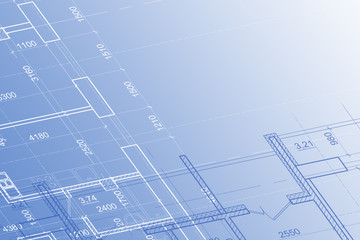 Background of architectural drawing