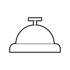 button bell isolated icon