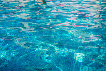 Water surface of the pool background