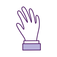 hand human isolated icon