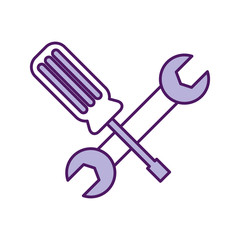 wrench and screwdriver icon