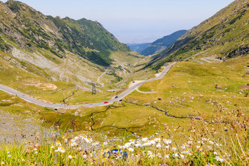 Transfagarasan road, Romania.