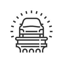 Vehicle law icon