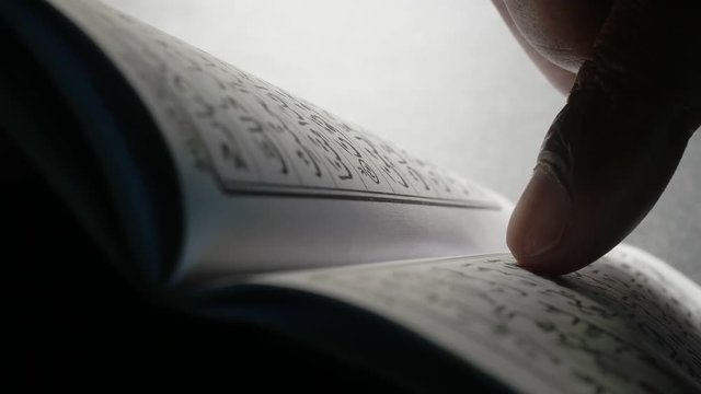 Close up of Noble Quran 
