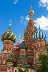 Fototapeta na wymiar St Basil`s Cathedral, Moscow, Russia