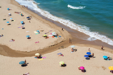 Fototapeta na wymiar Magoito beach in Magoito, Portugal.