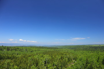 Landscape of Biei Hokkaido Japan