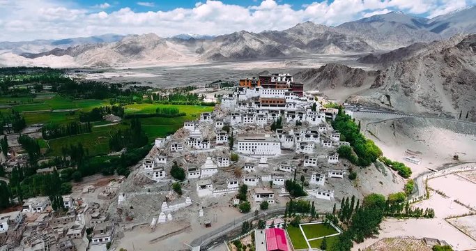 Thiksay Gompa or Thiksay Monastery is a gompa affiliated with the Gelug sect of Tibetan Buddhism. 