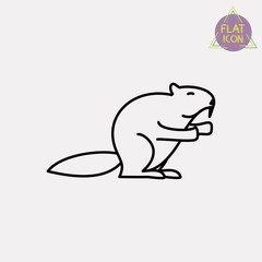 beaver line icon