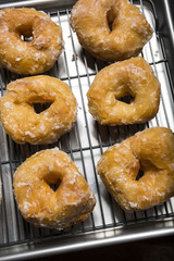 Choose Glazed or Donut on a rack