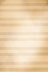 Fototapeta premium close up of old music sheet