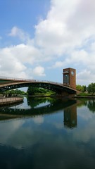 富岩運河　富山県富山市　富山駅近く
