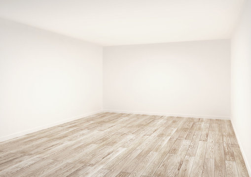 Empty room. white interior.