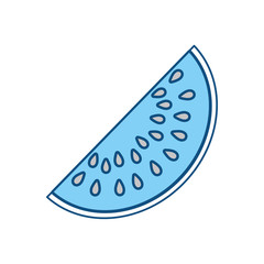 Sliced watermelon fruit