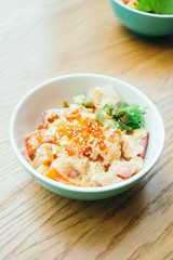 Sashimi rice bowl