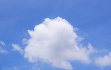 Cloud scape with blue sky background

