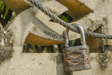 Old padlock