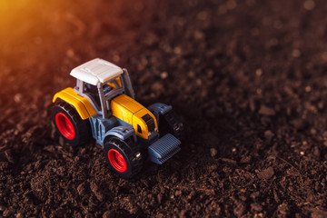 Agricultural tractor toy