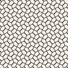 Vector seamless pattern. Modern geometric lattice texture. Repeating background grid