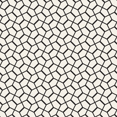 Vector seamless pattern. Modern geometric lattice texture. Repeating background grid