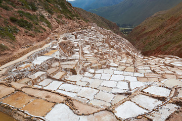 Sacred salt valley in Peru