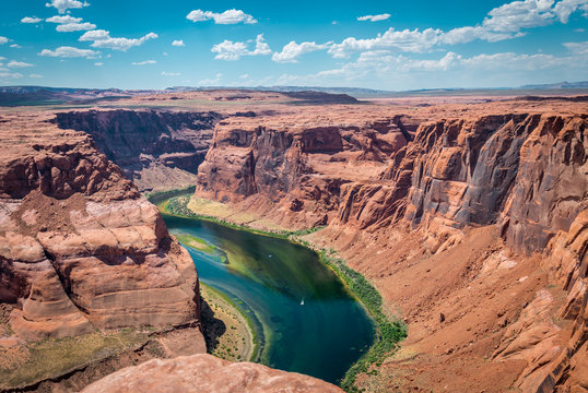 Colorado River. Grand Canyon National Park, the town of Page