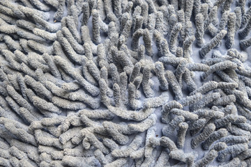 close-up of dirty mop texture