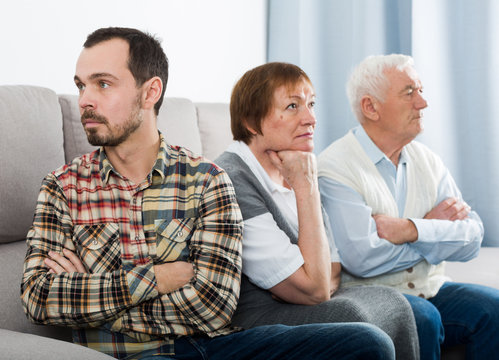 Parents Arguing With Son