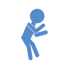 Man pictogram symbol