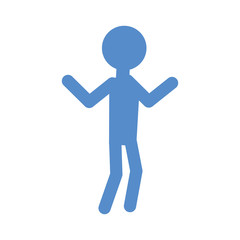 Man pictogram symbol