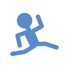 Man running pictogram