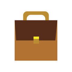 Business briefcase isolated icon vector illustration graphic design