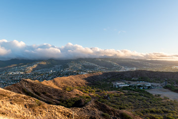 ダイヤモンドヘッドからの眺め