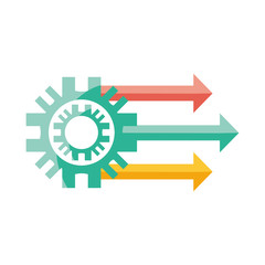 Gear machinery piece