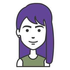 beautiful woman avatar character