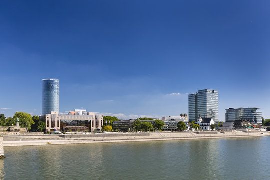 Cologne Deutz Rhine Shore, Germany