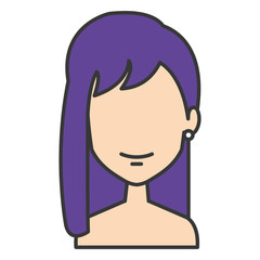 beautiful woman shirtless avatar character