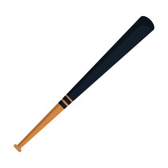 wooden baseball bat sport equipment symbol