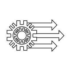 Gear machinery piece