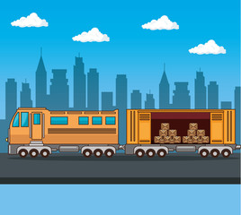 freight transportation and delivery logistic