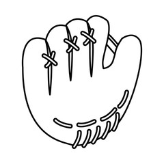 glove baseball sport game play recreation icon