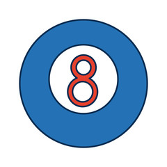 billiard ball number eight sports equipment
