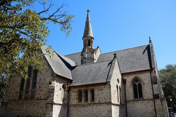 Fototapeta na wymiar St John's Anglican Church in Fremantle, Western Australia 