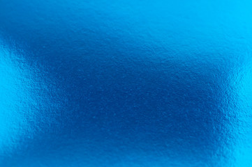 Fototapeta na wymiar Metallic paper blue color. Background