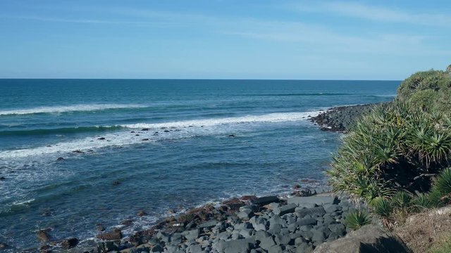 View from Burleigh Heads Hill looking South on the Gold Coast Australia.
