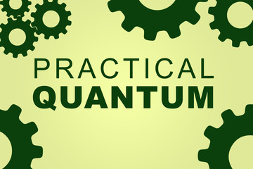 Practical Quantum concept - obrazy, fototapety, plakaty